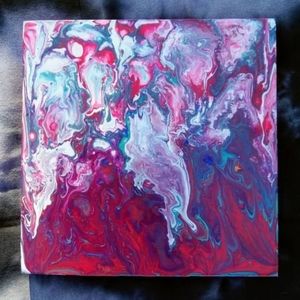 Acrylic pour painting
